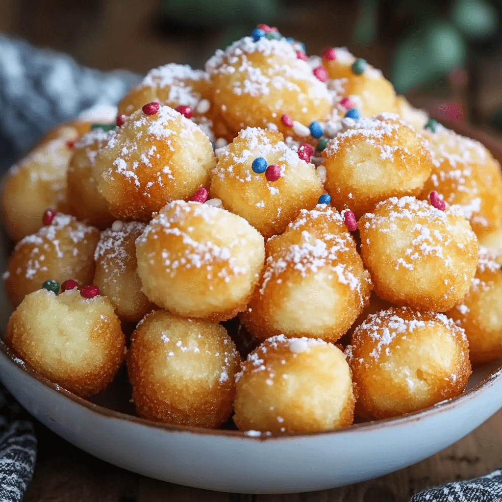 Crispy Funnel Cake Bites