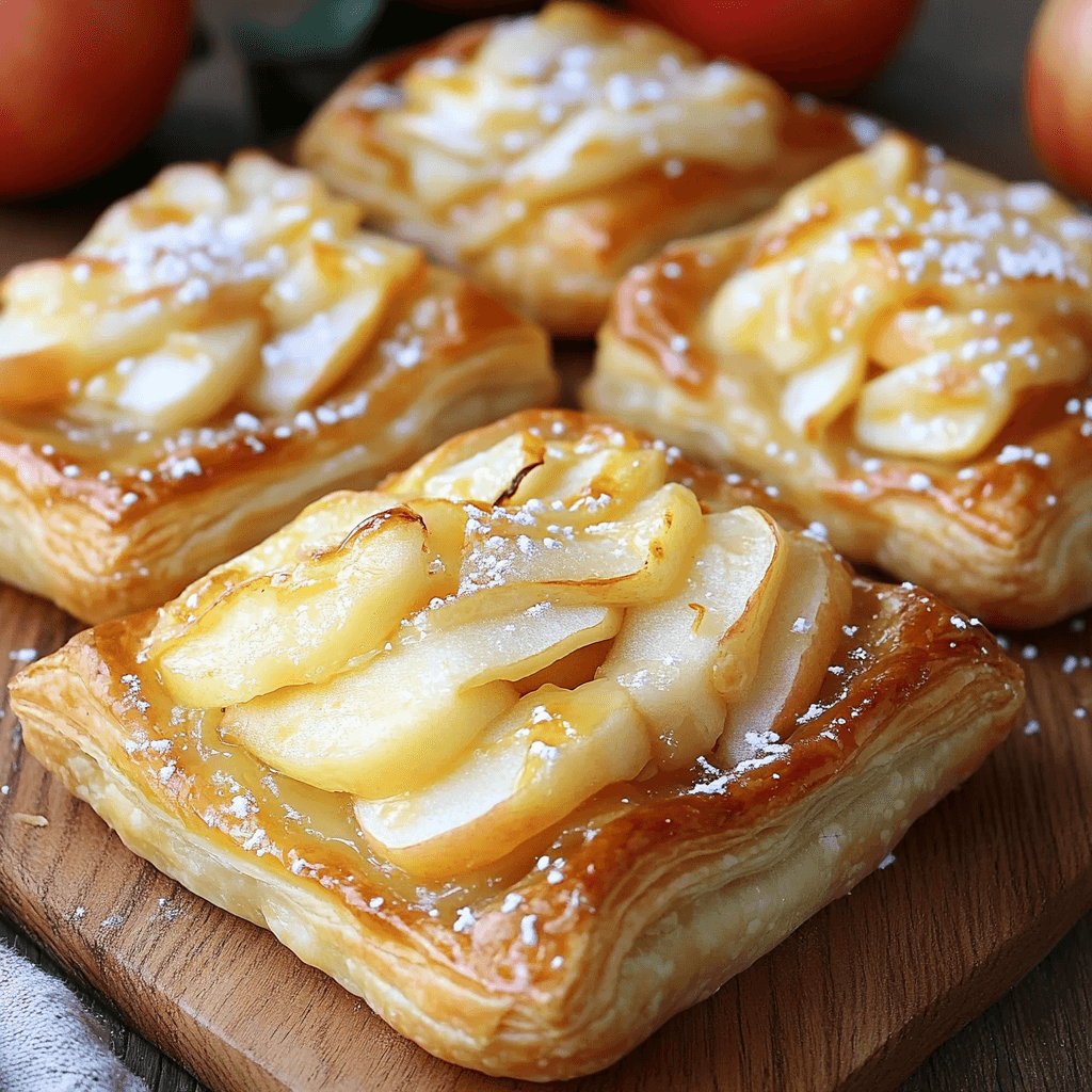 Decadent Apple Cream Cheese Puff Pastry