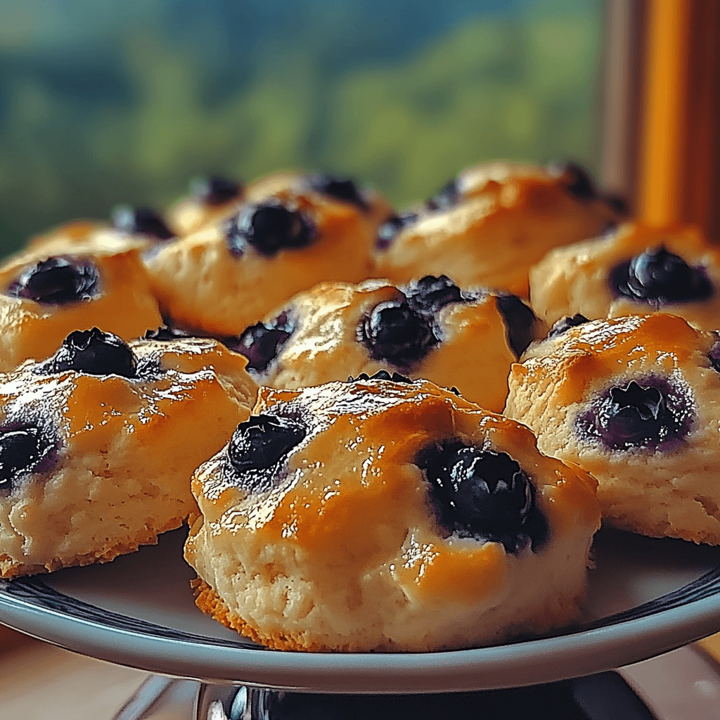 Delicious & Sweet Blueberry Biscuits
