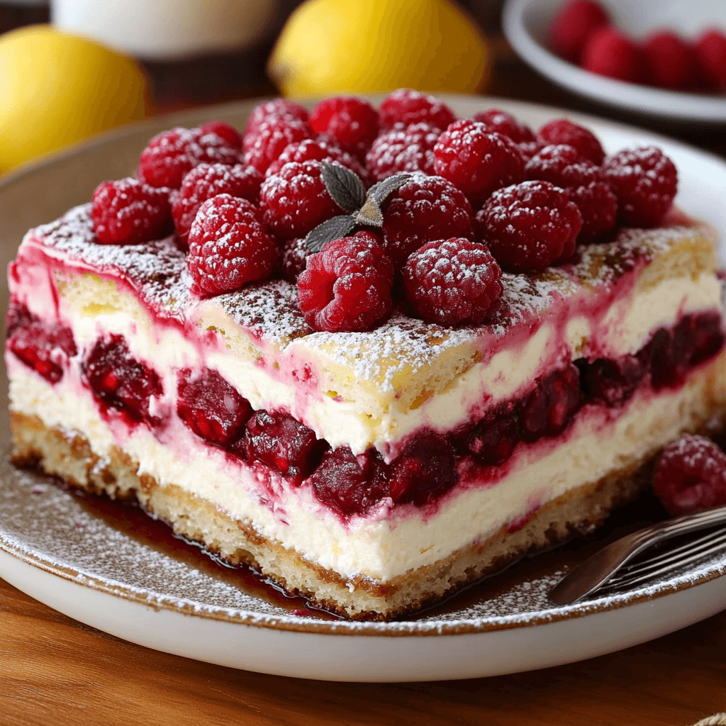 Delightful Fresh Raspberry Tiramisu