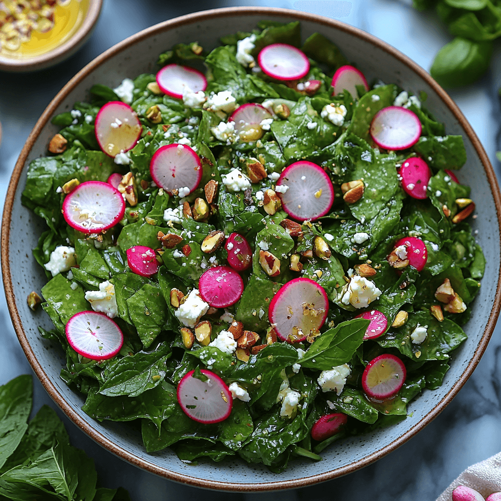 Delightful Spring Herb & Dandelion Green Salad with Lemon-Honey Dressing