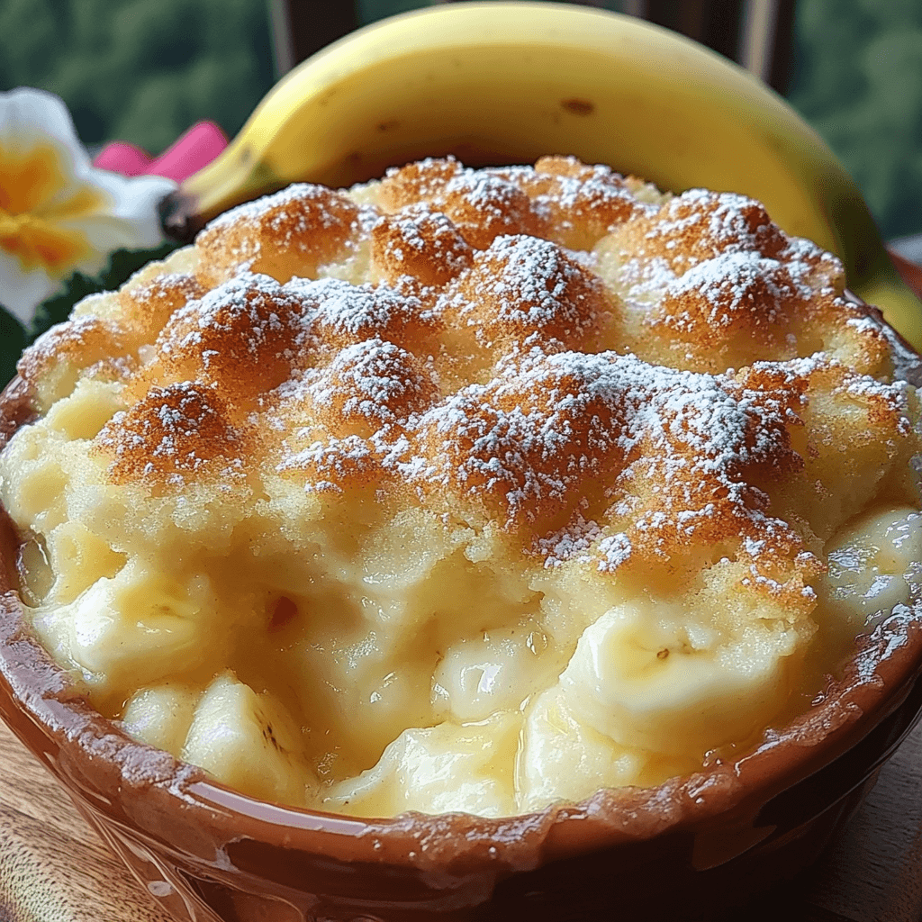 Easy Banana Cream Pie Magic Cobbler