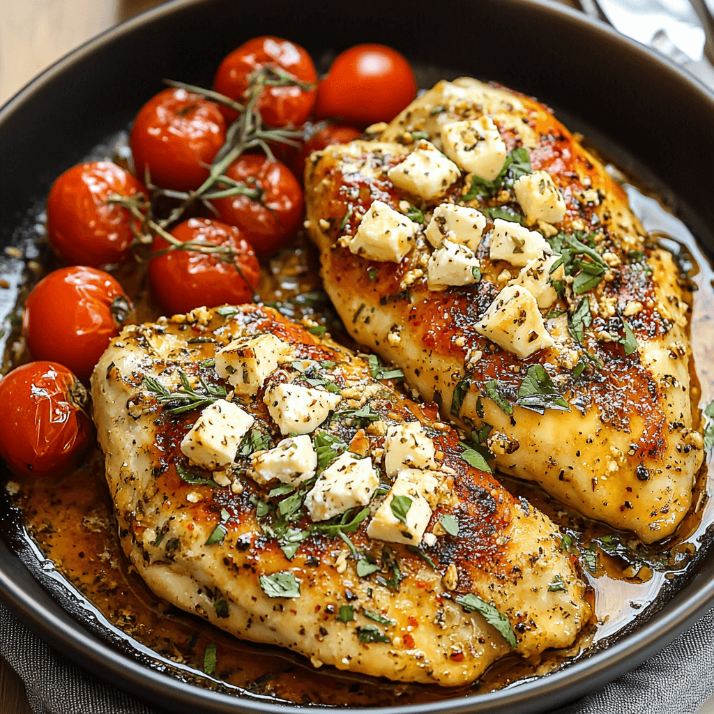 Easy Creamy Baked Feta Chicken Recipe