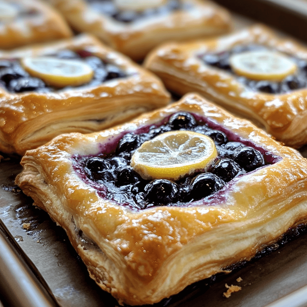Lemon Blueberry Cream Cheese Danish
