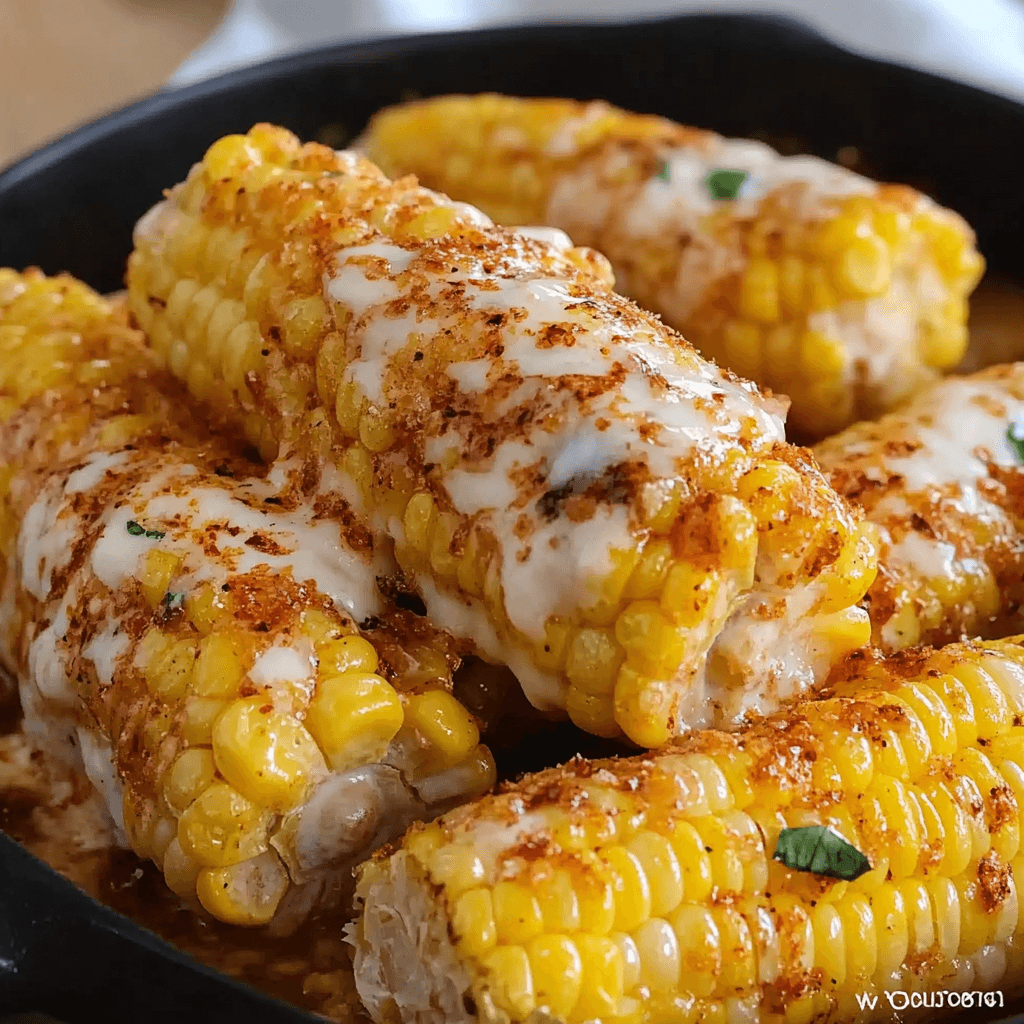 Lemon pepper corn on the cob