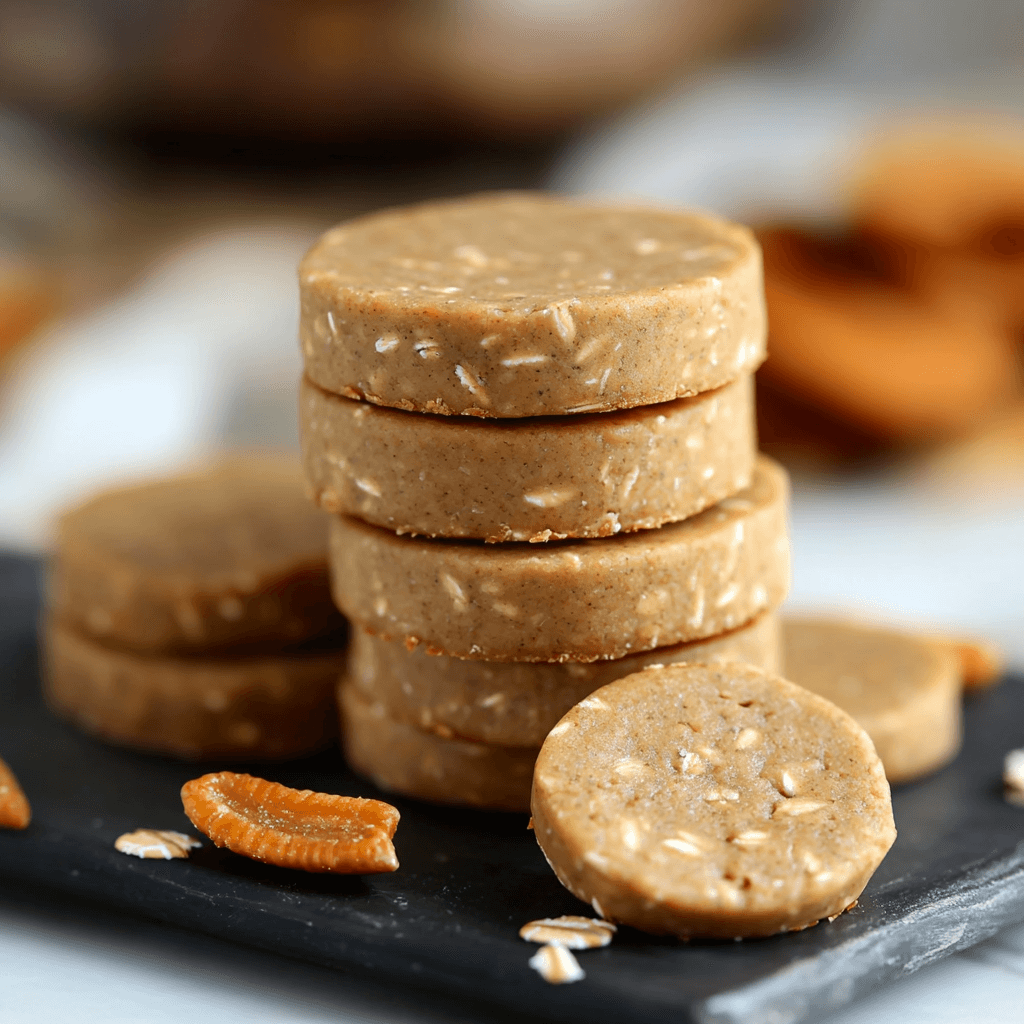 Peanut Butter & Oatmeal No Bake Dog Treats Recipe