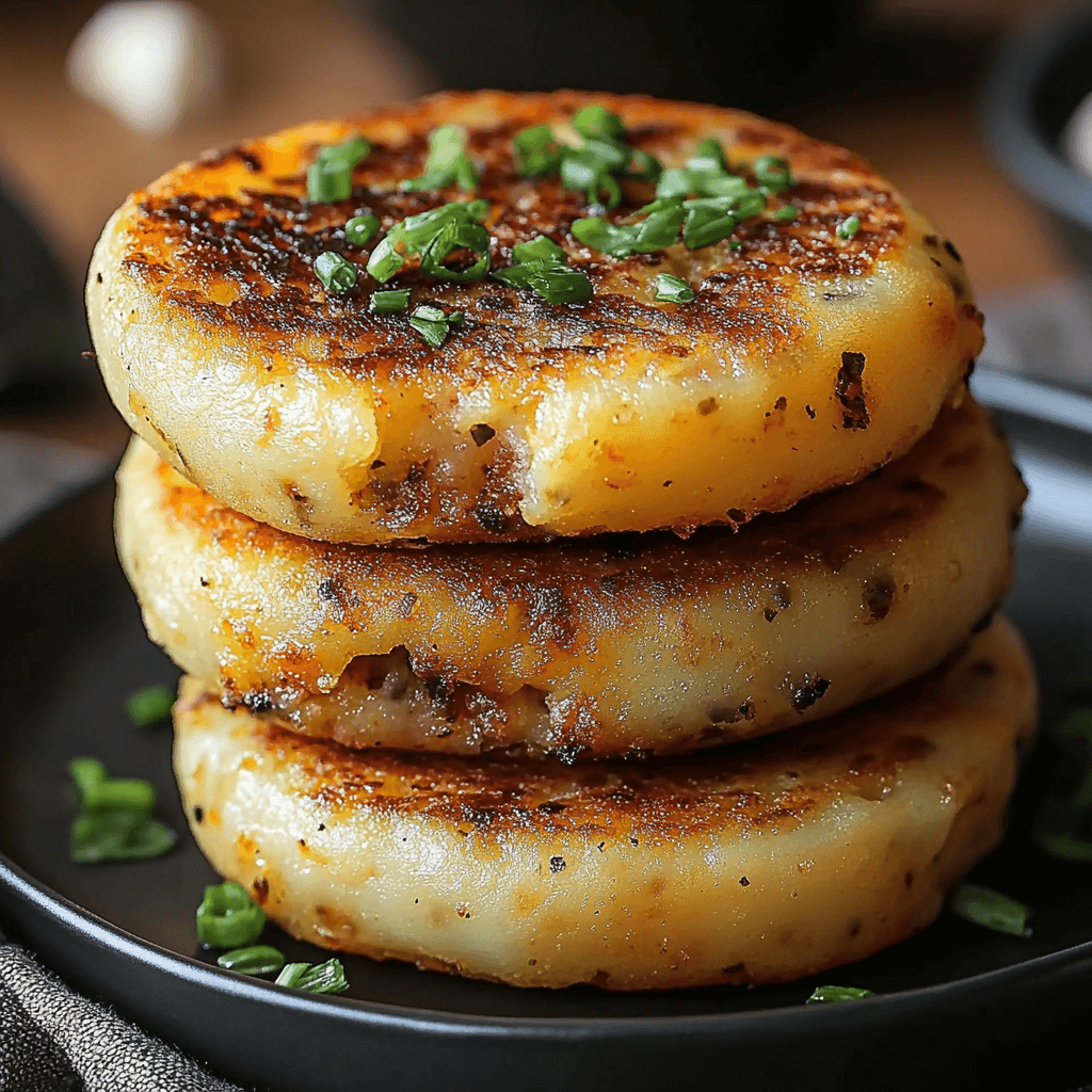 Quick & Easy Stuffed Potato Cakes