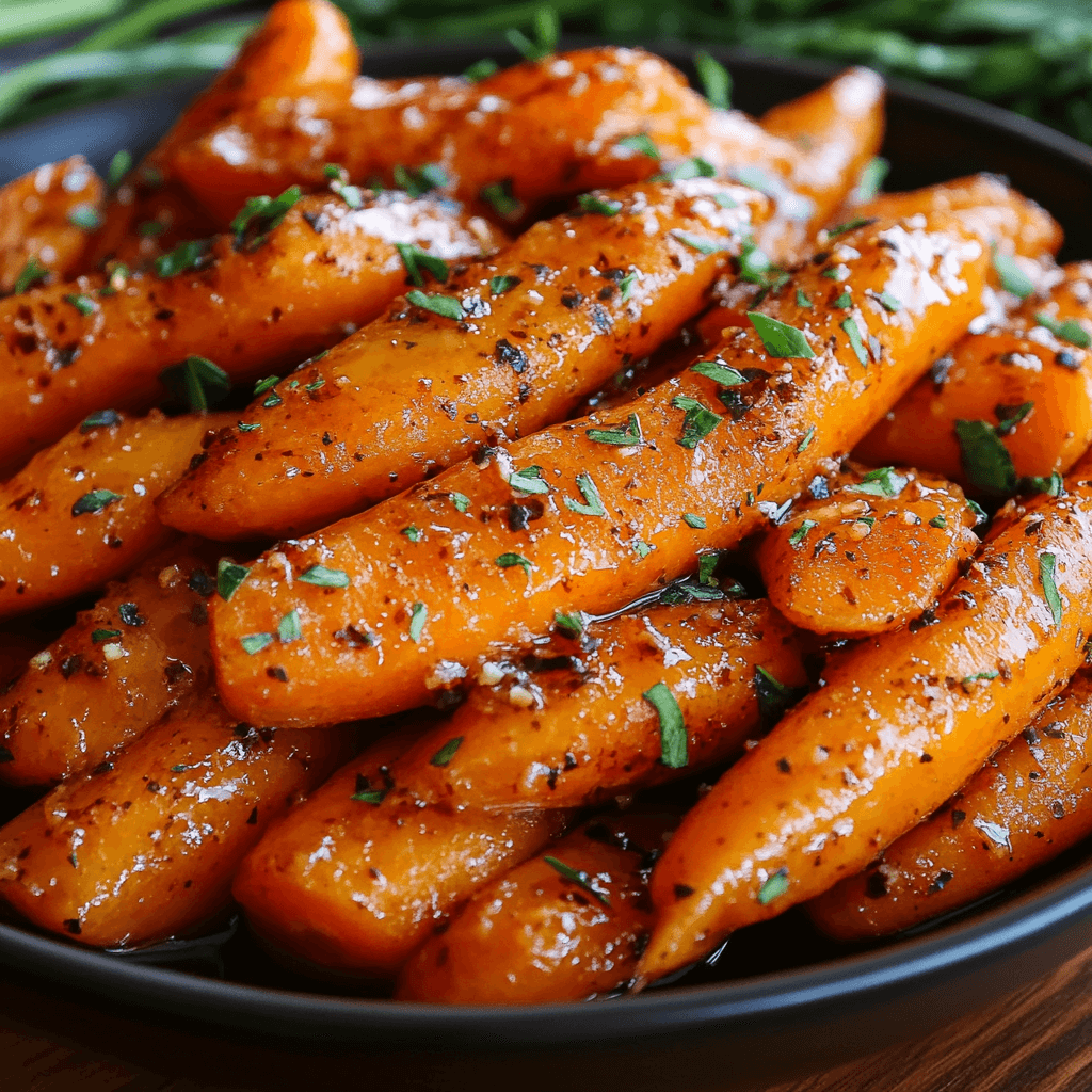 Simple Honey Glazed Carrots