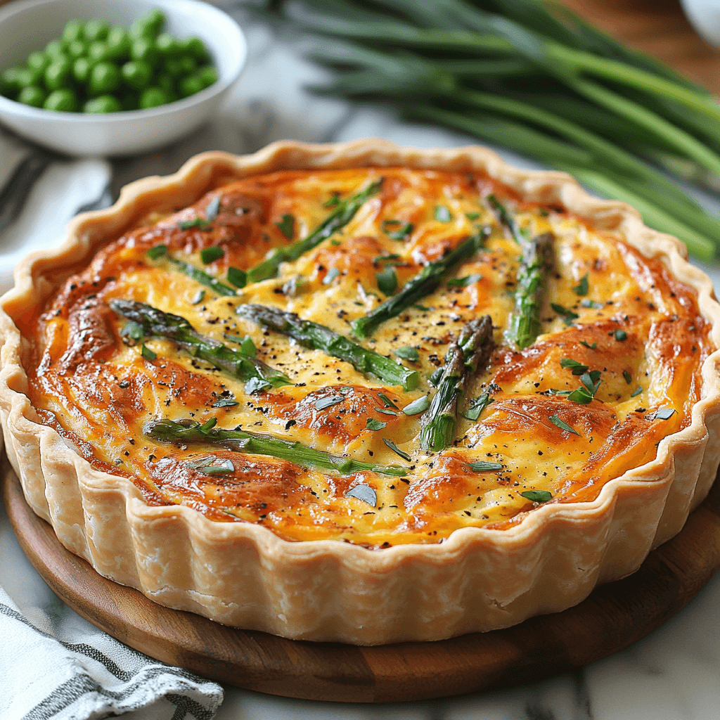 Spring Vegetable Quiche