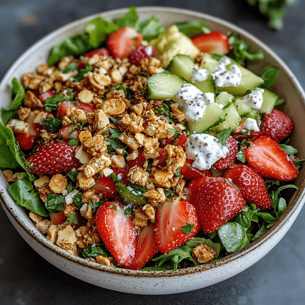 Strawberry Crunch Salad 