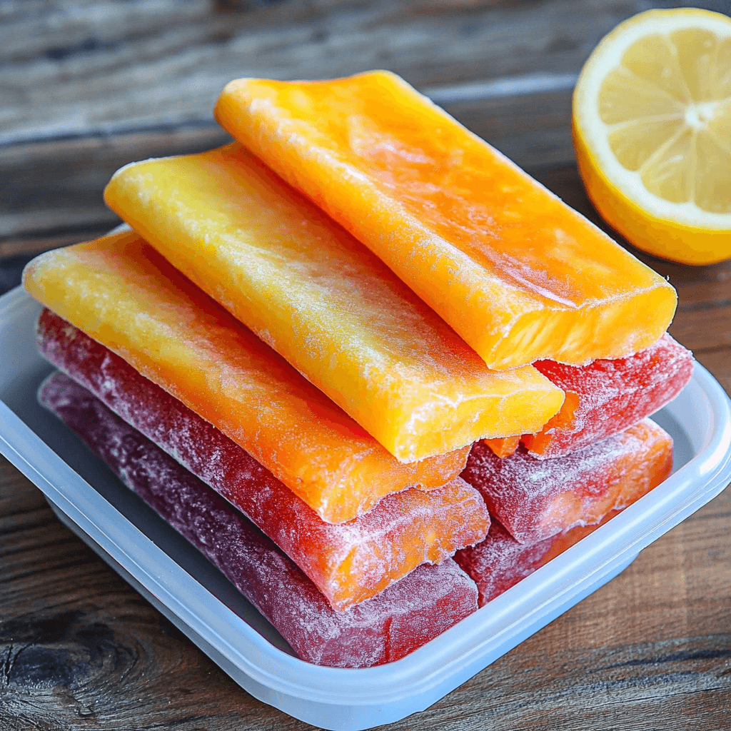 Tie-Dye Mango Strawberry Fruit Leathers
