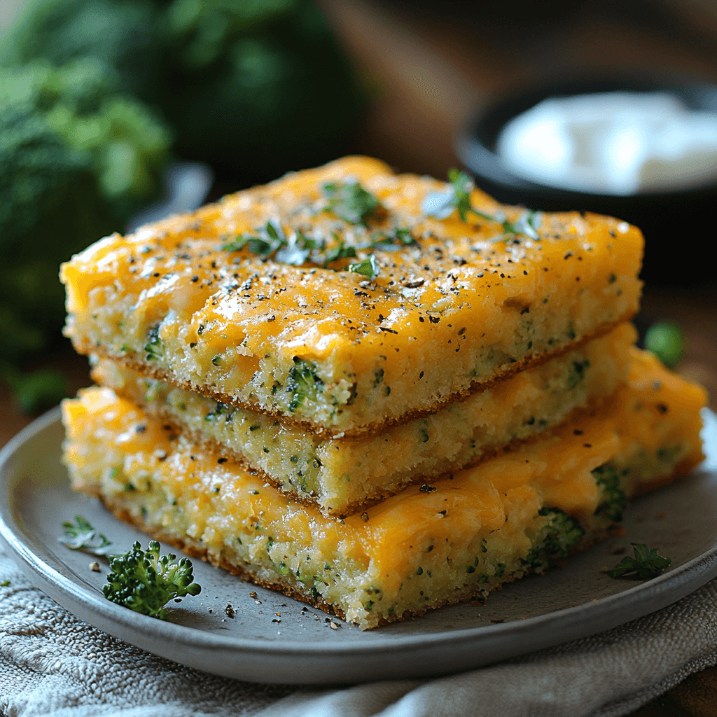 Cheesy Broccoli Cornbread