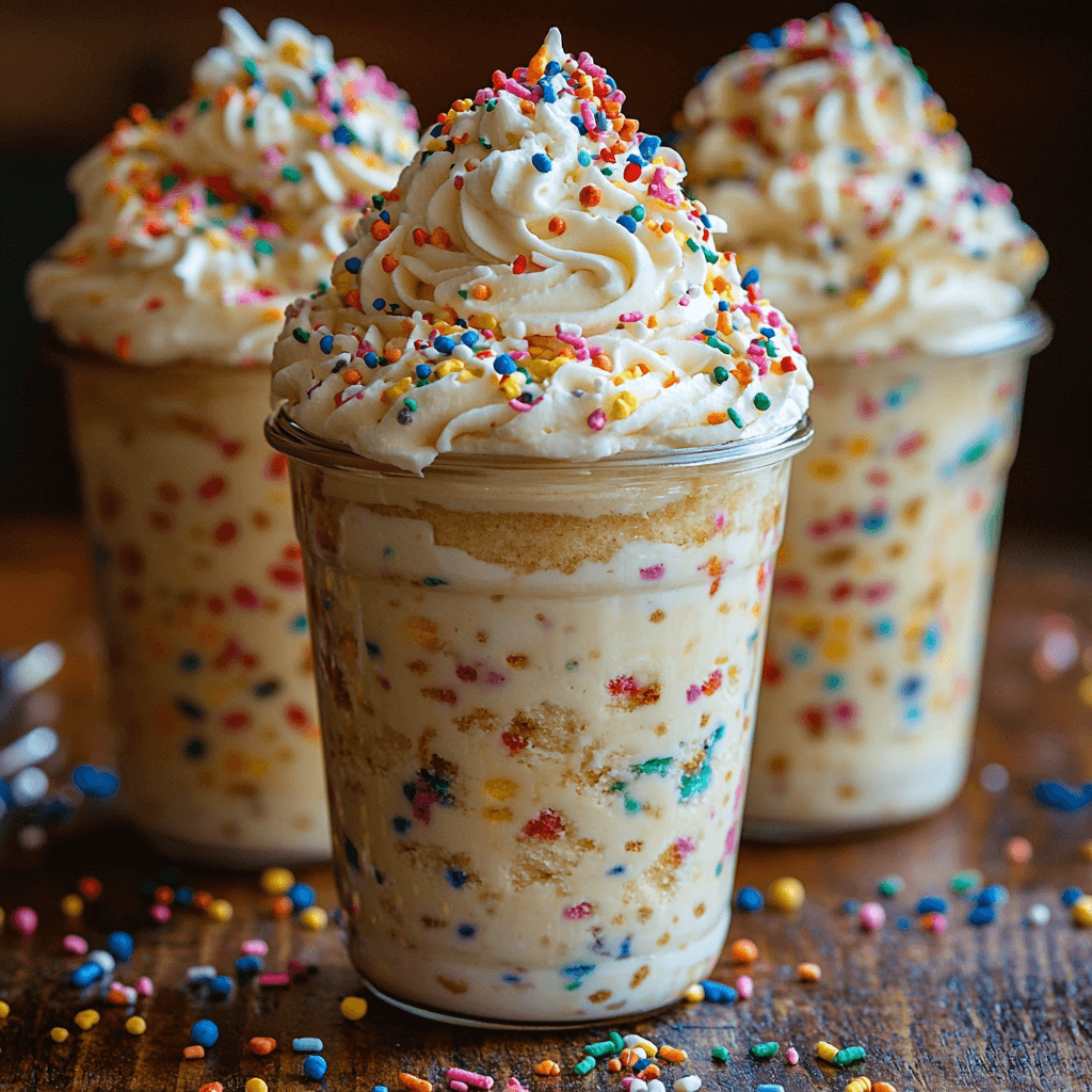 Funfetti Layer Cake Parfaits
