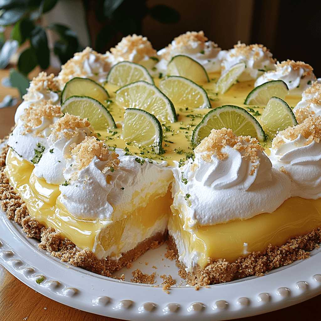 Key Lime Cloud Pie