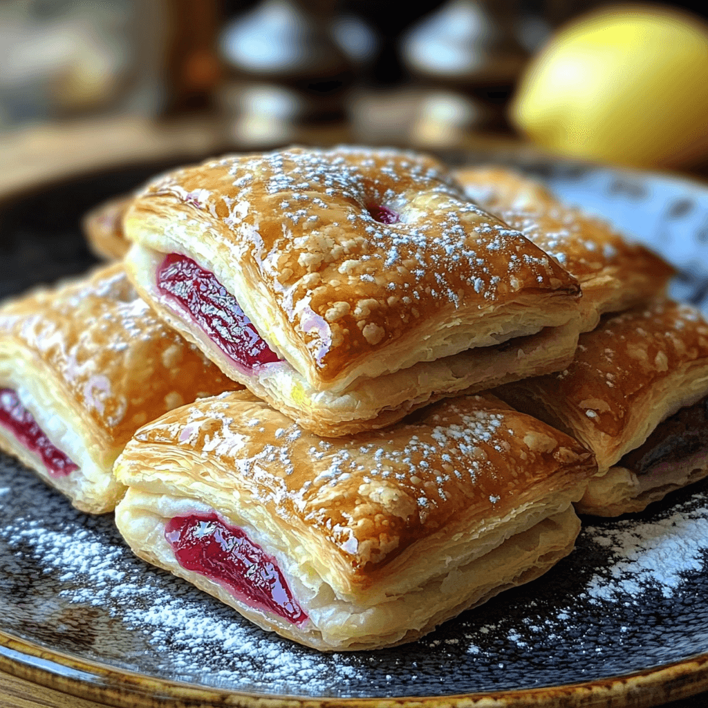 Rhubarb Puff-Tart Pockets