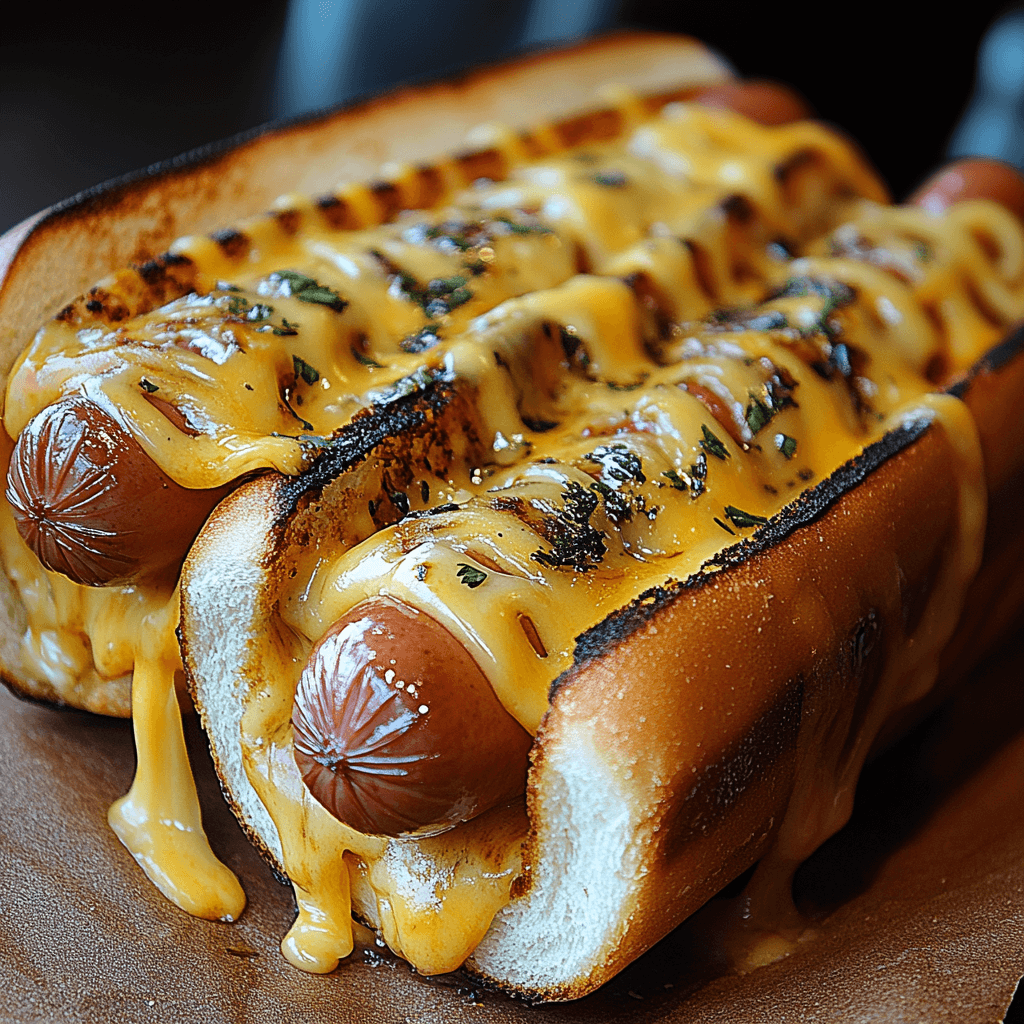 Air Fryer Grilled Cheese Hot Dogs