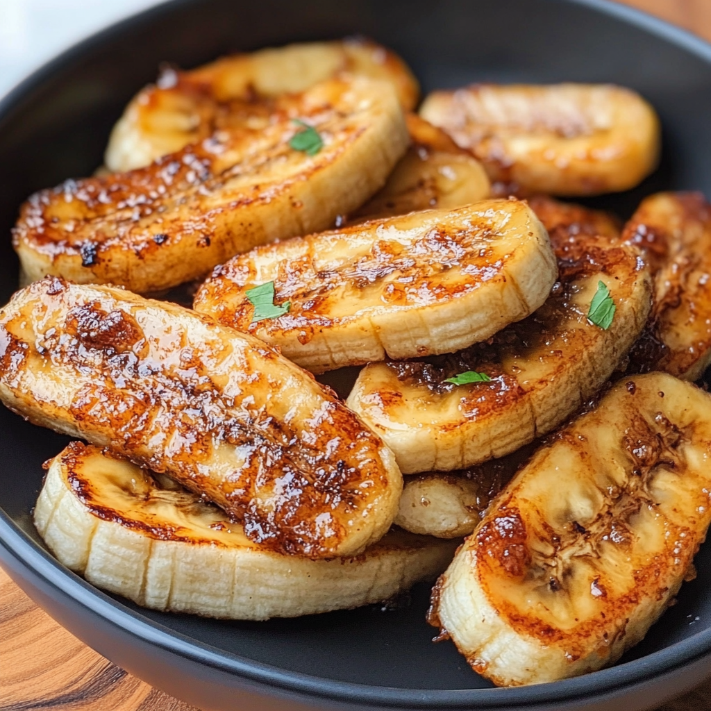 Air Fryer Caramelized Bananas