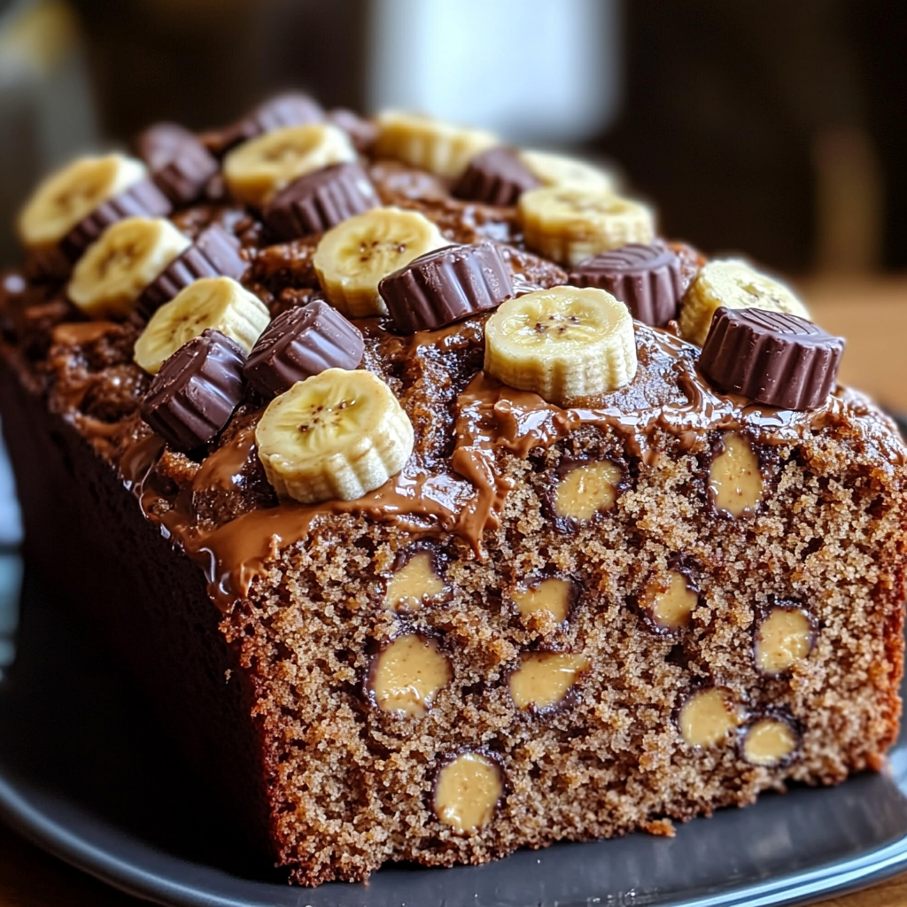 Reese's Peanut Butter Banana Bread