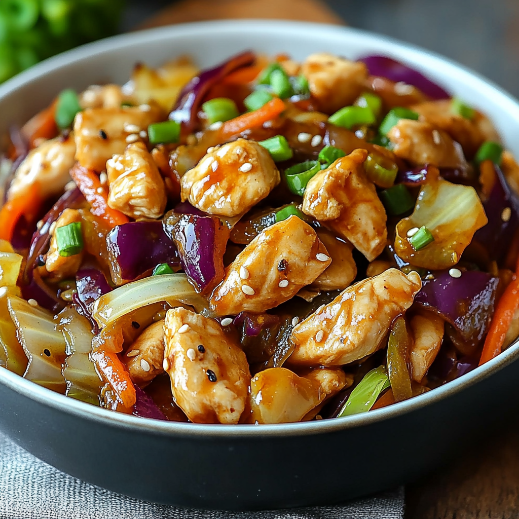 Chicken Cabbage Stir-Fry