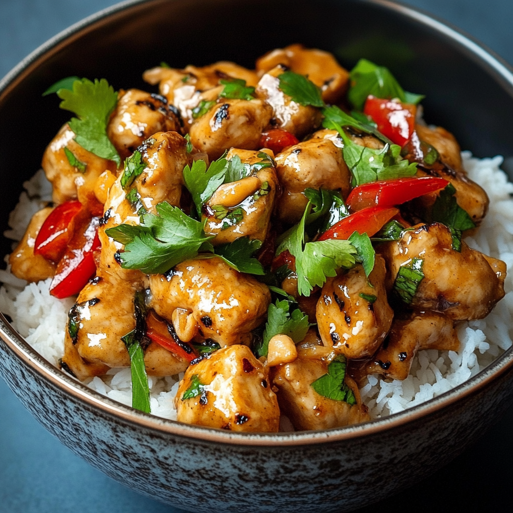 Thai Peanut Chicken Stir-Fry