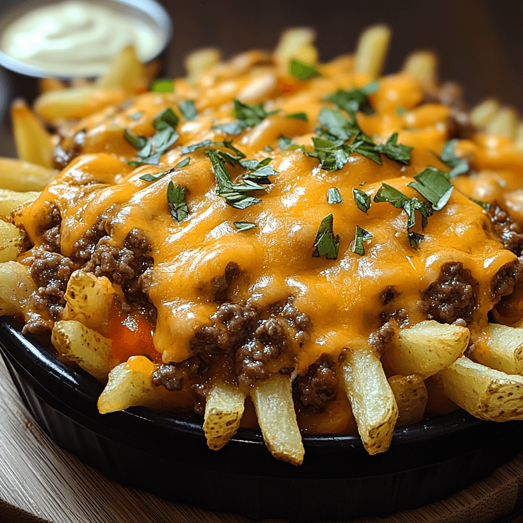 Cheeseburger French Fry Casserole