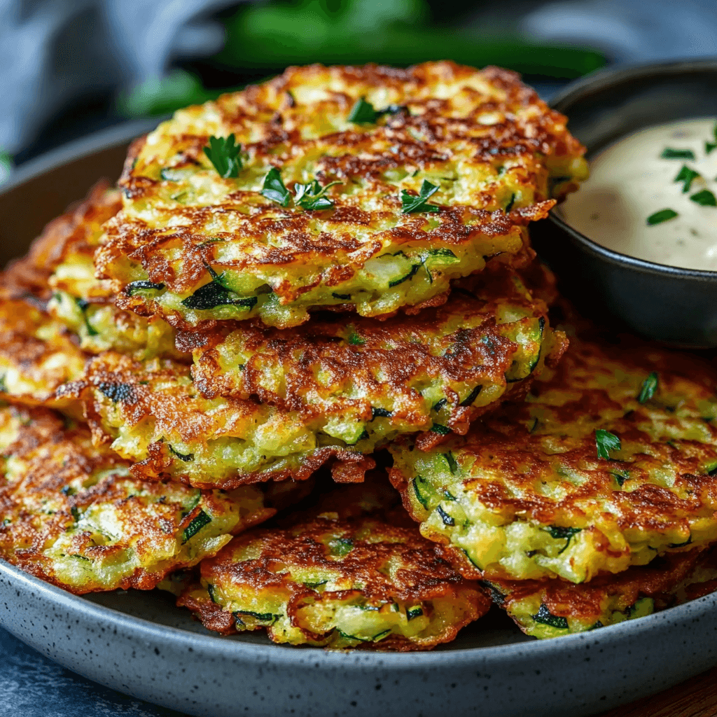 Crispy Zucchini Fritters Recipe