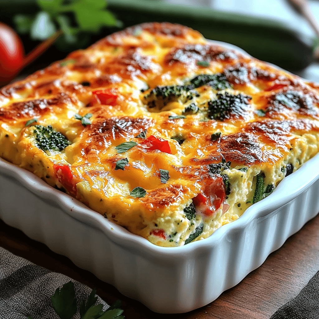 Cottage Cheese and Veggies Bake
