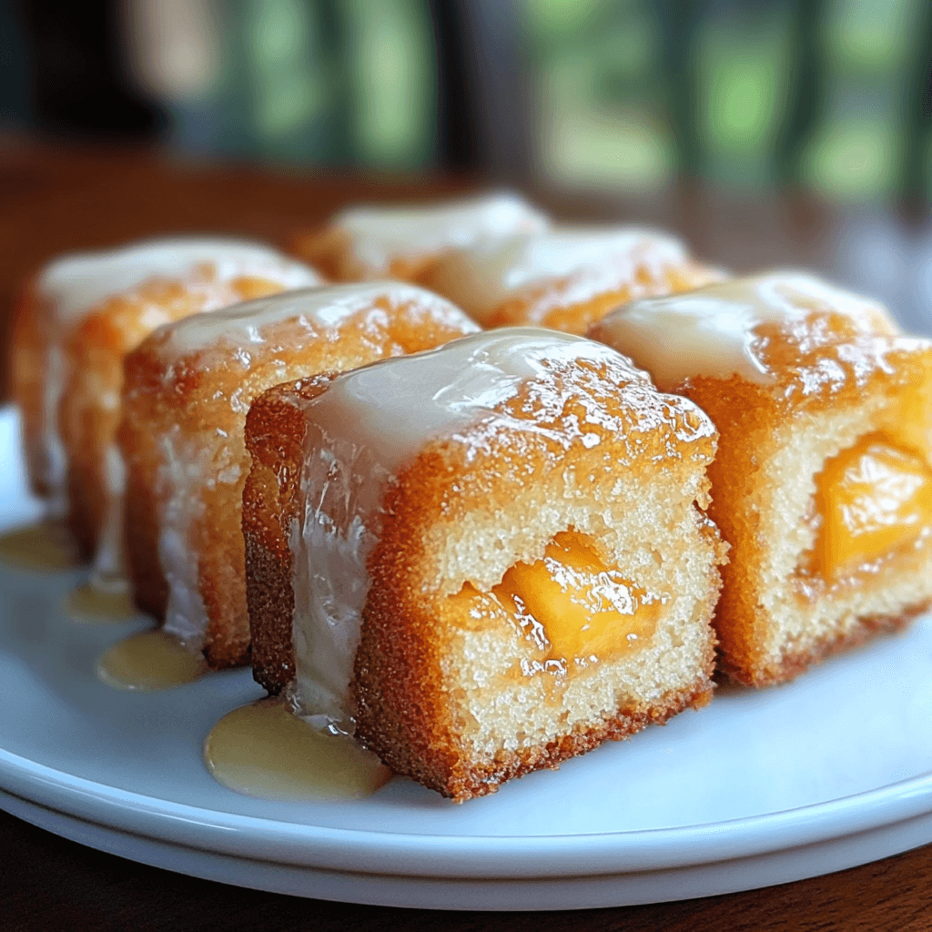 Peach Cobbler Pound Cake Twinkies