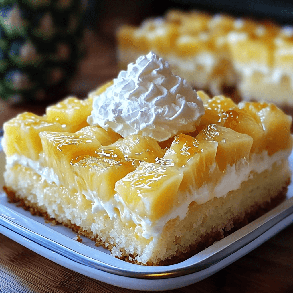 Juicy Pineapple Heaven Cake