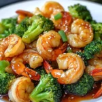 Spicy Honey-Garlic Shrimp & Broccoli Stir-Fry First Image First Image