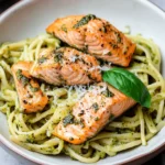 Salmon Pesto Pasta First Image First Image