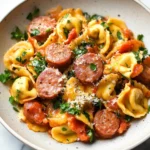 One Pan Tortellini with Sausage First Image First Image