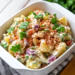 Crunchy & Creamy Smashed Potato Salad Side Dish First Image First Image