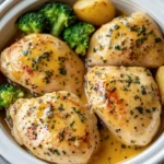 Crockpot Lemon Garlic Butter Chicken First Image First Image