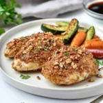 Crispy & Juicy Air Fryer Pecan-Crusted Chicken First Image First Image
