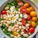 High-Protein White Bean Salad with Feta & Lemon-Garlic Vinaigrette First Image First Image