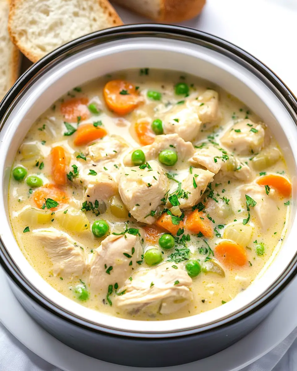 Crockpot Creamy Chicken Stew First Image First Image
