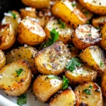 Crockpot Parmesan Roasted Potatoes First Image First Image