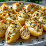 Creamy Garlic Butter Chicken Stuffed Shells First Image First Image