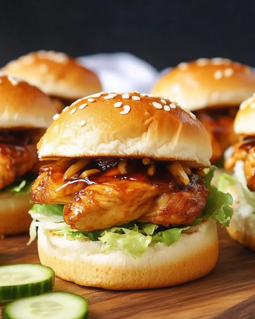 Teriyaki Chicken Sliders First Image First Image