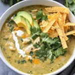 Easy Green Enchilada Chicken Soup First Image First Image
