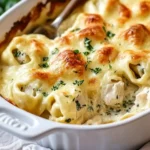 Cheesy Chicken Tortellini Bake for Two First Image First Image