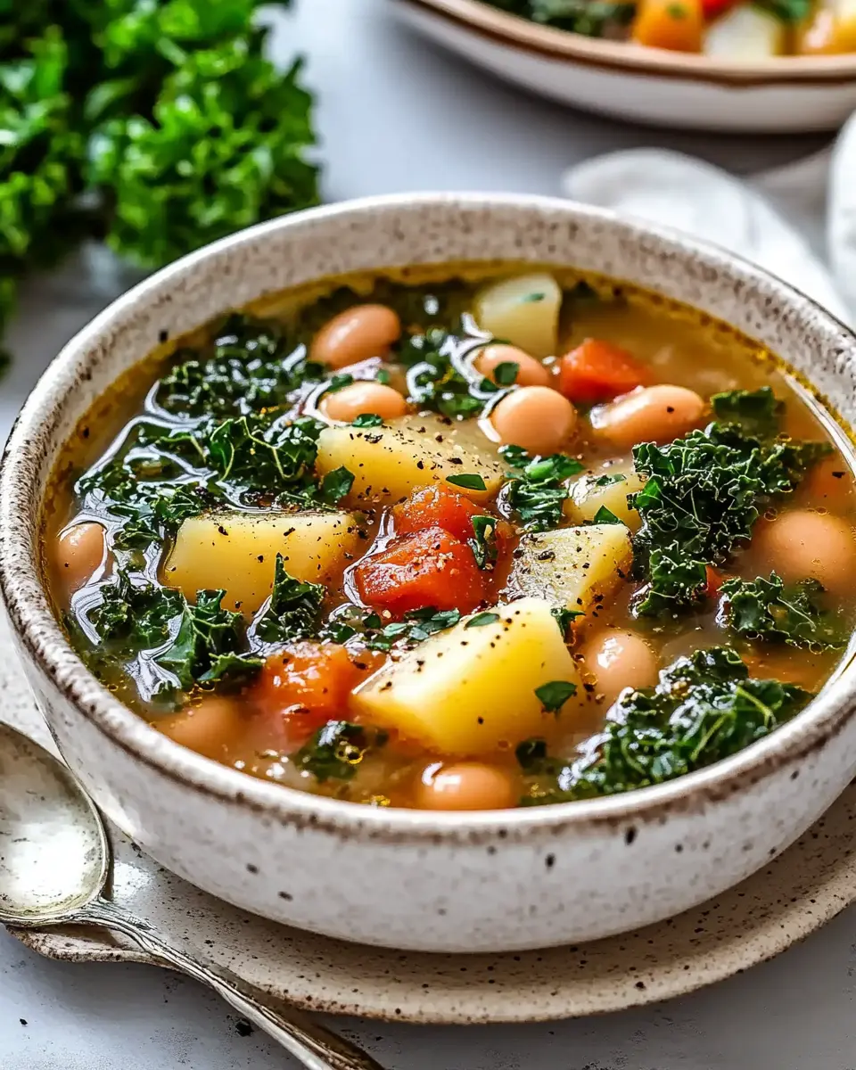 Tuscan Kale Potato Bean Soup First Image First Image