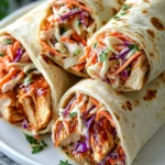 BBQ Chicken Coleslaw Wraps First Image First Image