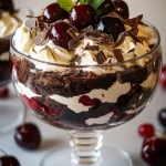 Black Forest Trifle for Christmas First Image First Image