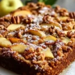Pecan Apple Crisp Coffee Cake First Image First Image
