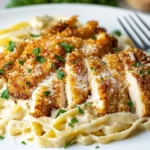 Crispy Chicken Fettuccine Alfredo First Image First Image