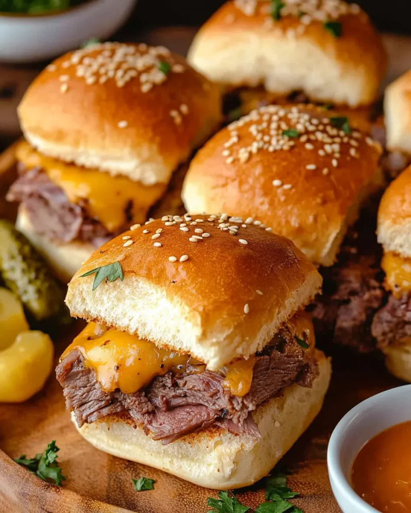 Best Roast Beef And Cheese Sliders First Image First Image