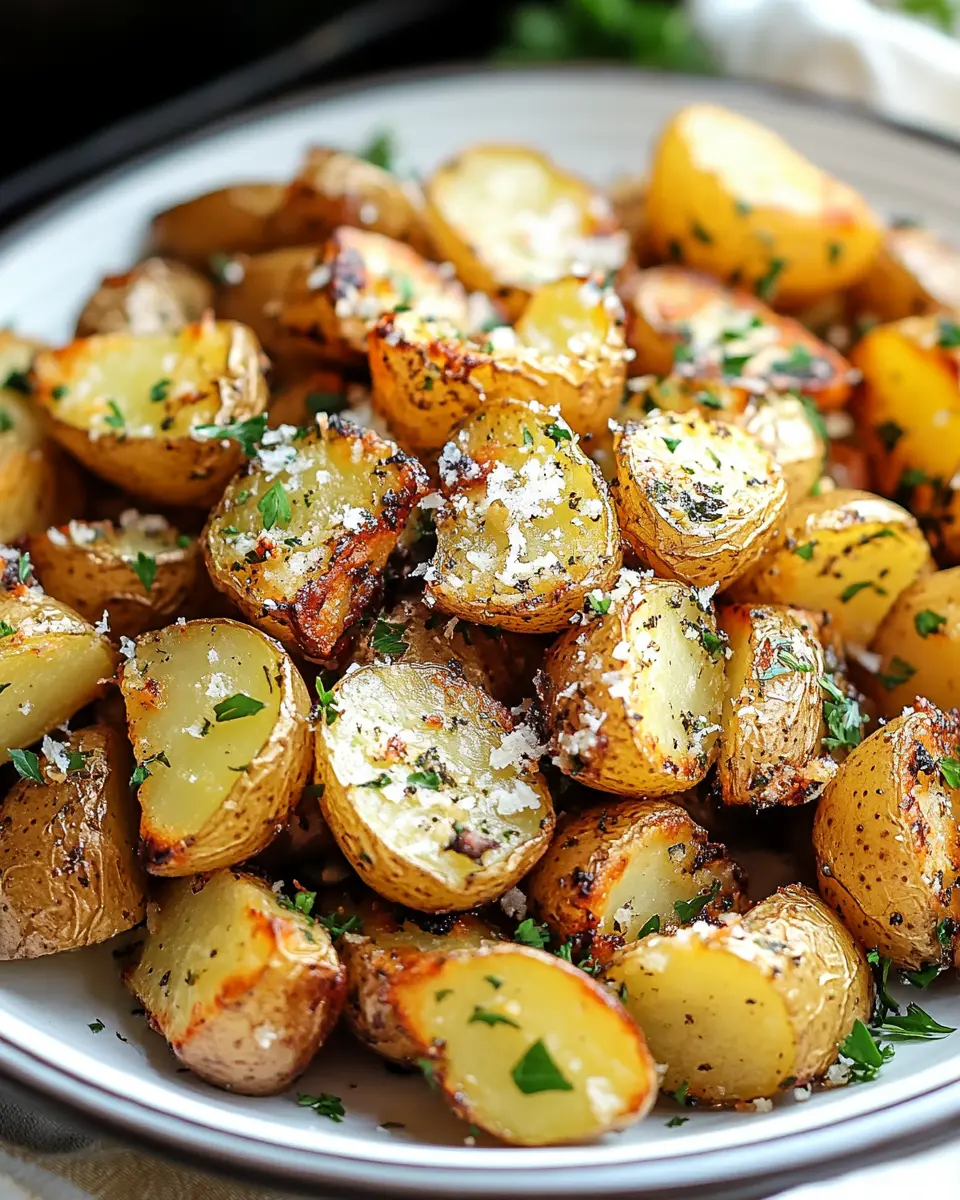 Crockpot Parmesan Roasted Potatoes First Image First Image