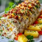 Tropical Jalapeño Pineapple Cream Cheese Log First Image First Image